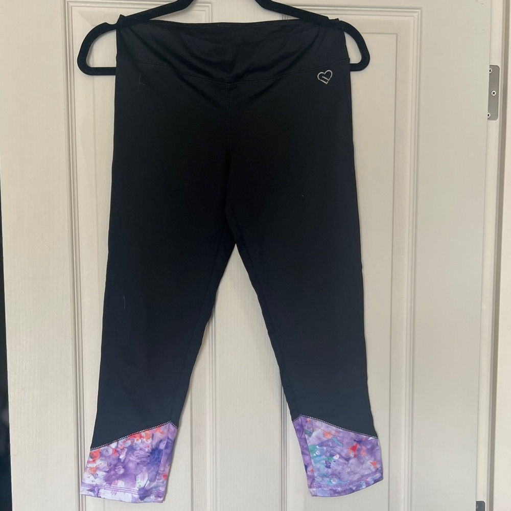 Black and Purple Leggings